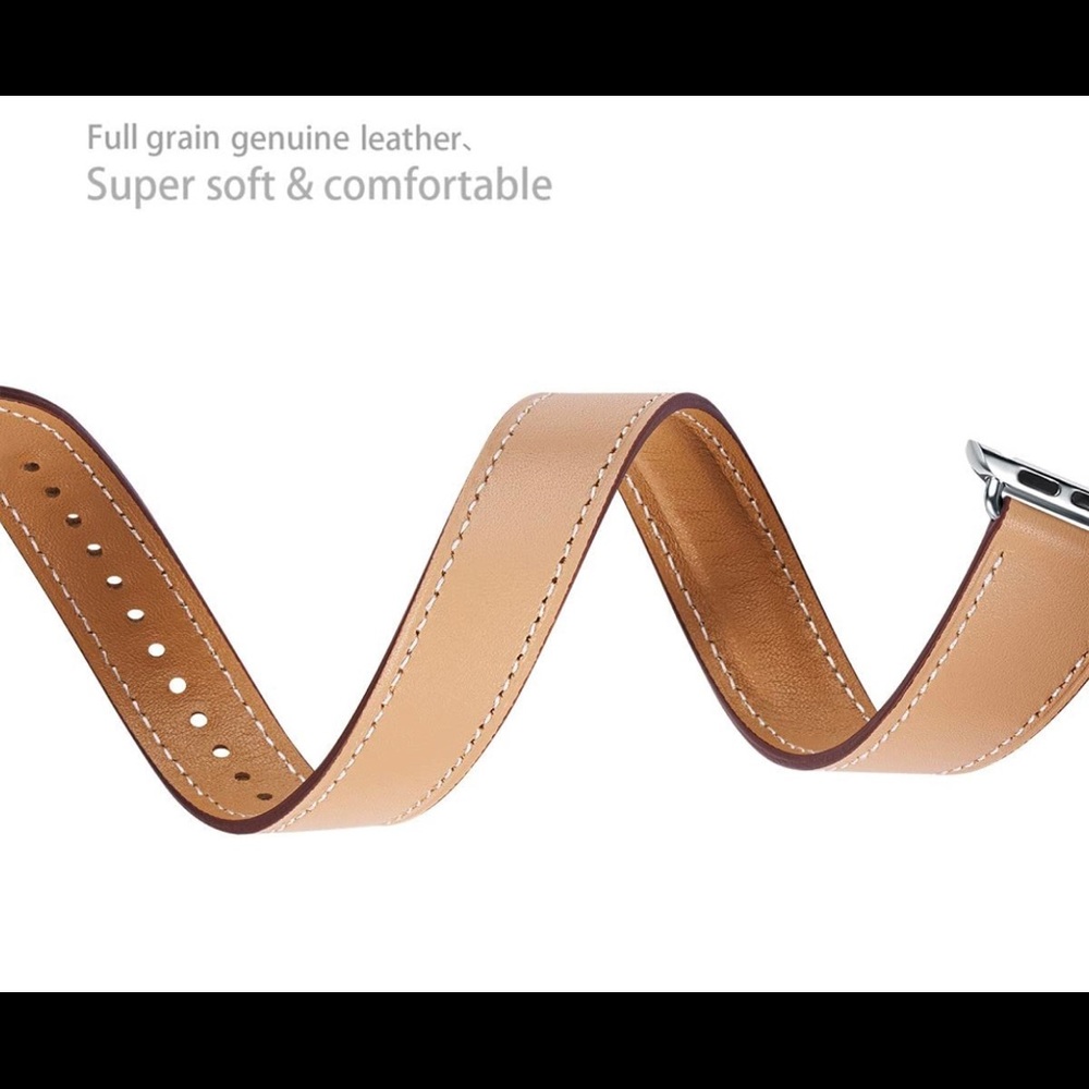 Camel/NUDE color wraparound Apple Watch band 38MM
